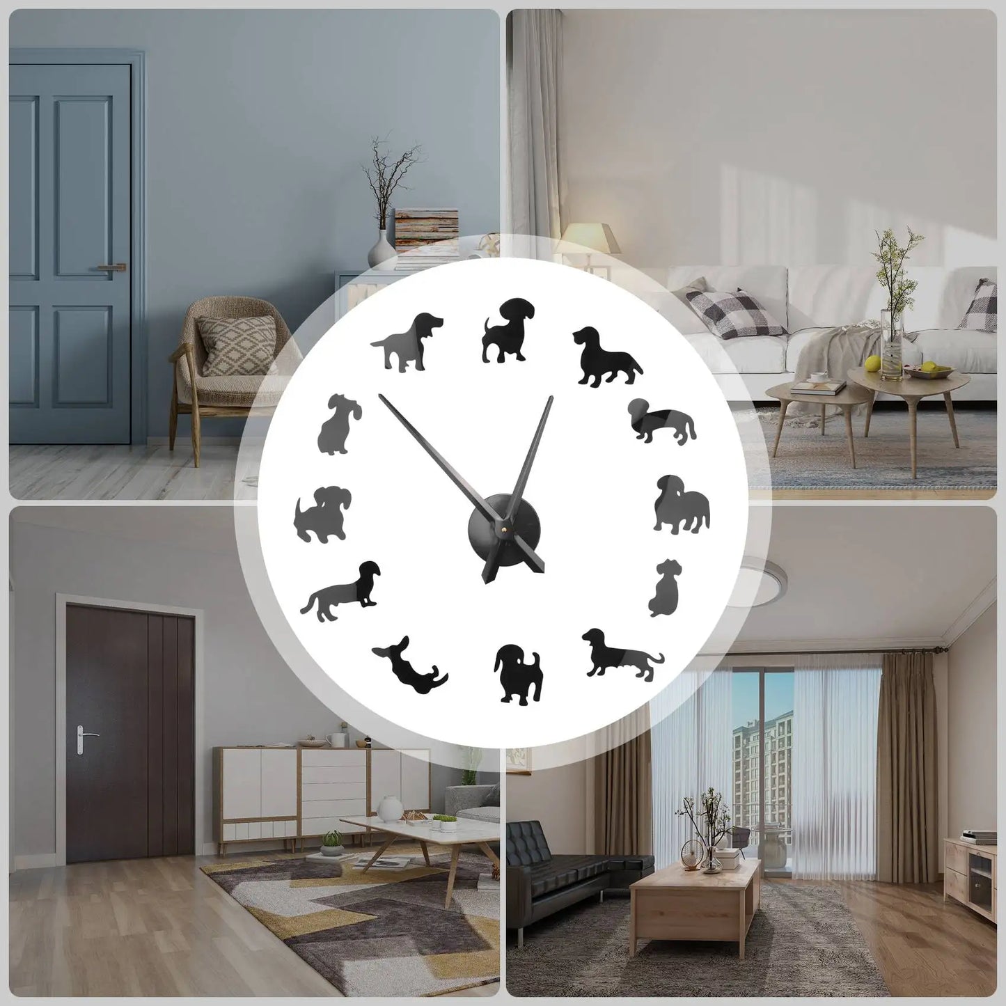 Sausage Dog Wall Clock | Creative Home Decor