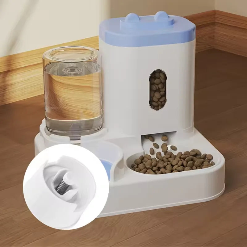 2-in-1 Pet Feeder & Water Dispenser | Large Capacity