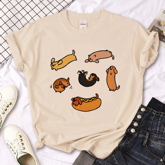 Dachshund Streetwear T-Shirt | Women’s Dog Lover Top
