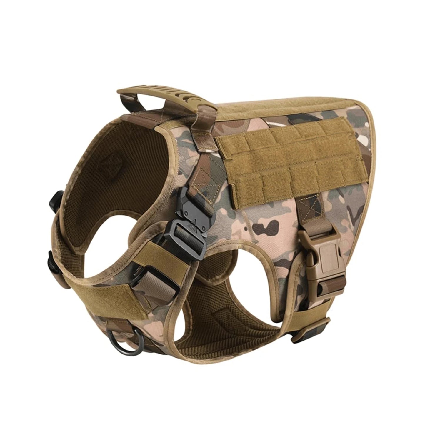 Tactical Dog Harness Set | MOLLE Training Vest for Large Dogs