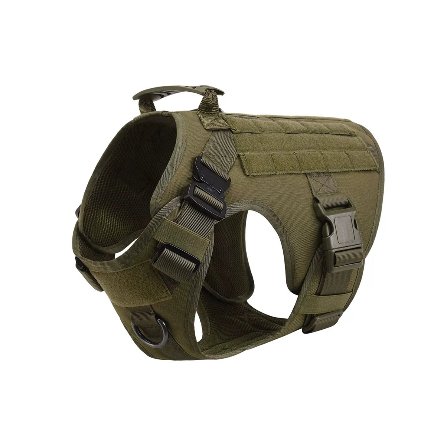 Tactical Dog Harness Set | MOLLE Training Vest for Large Dogs