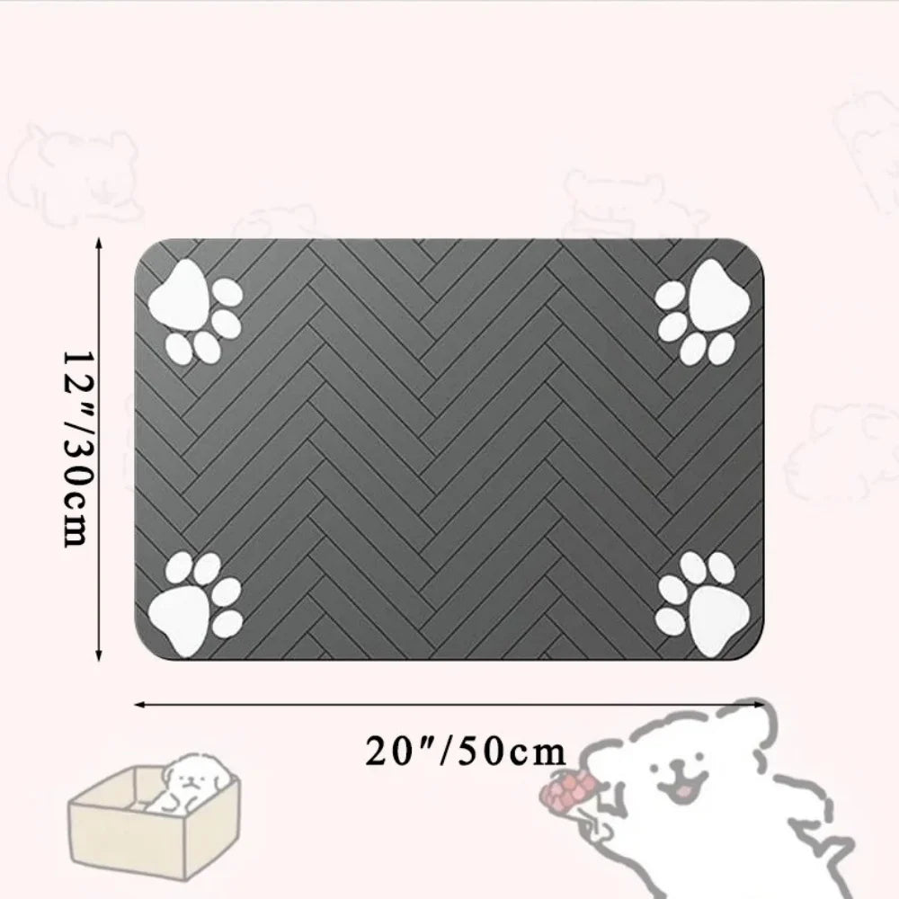 Absorbent Dog & Cat Feeding Mat | Floor Protection Placemat