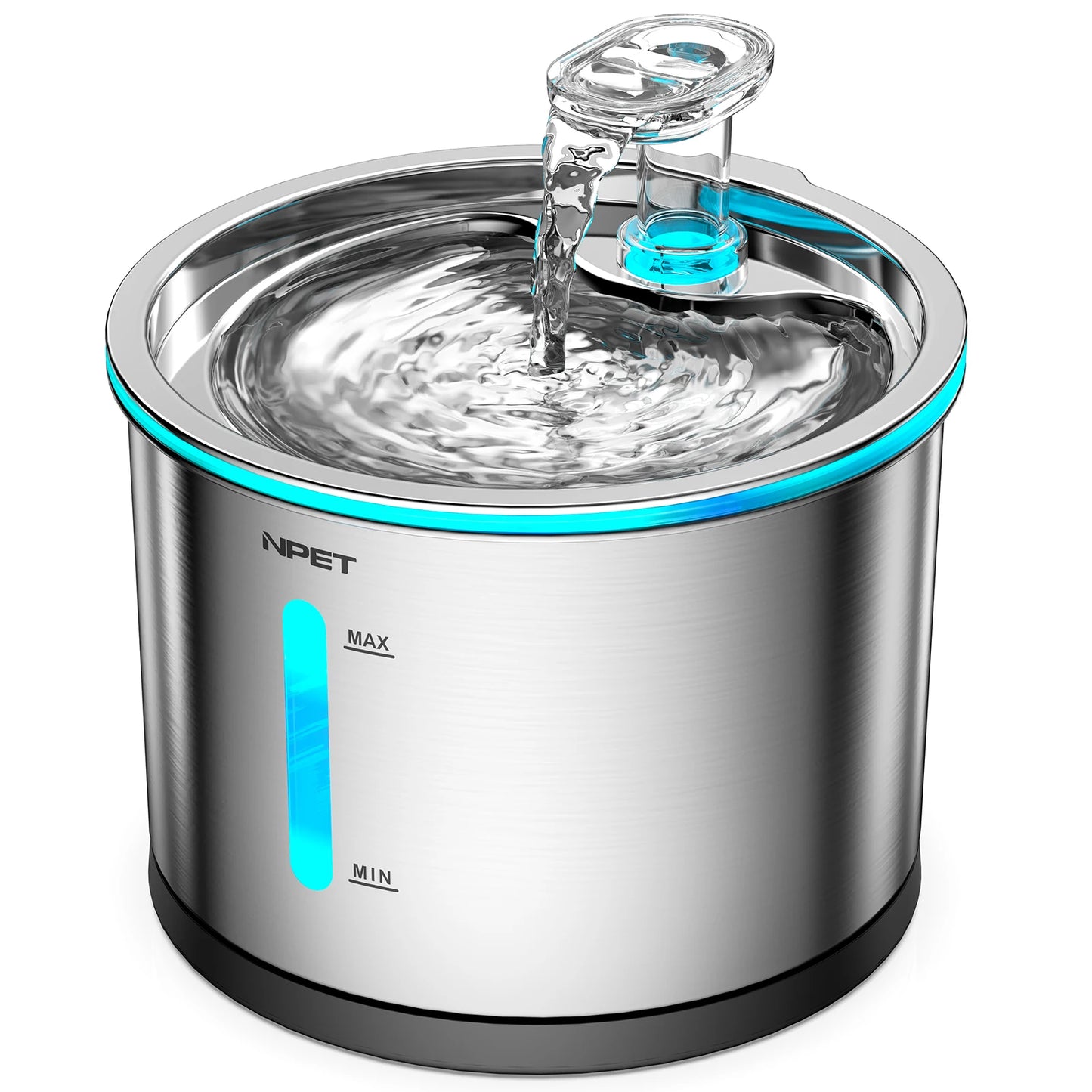 Stainless Steel Cat Water Fountain | 50oz Automatic Pet Fountain