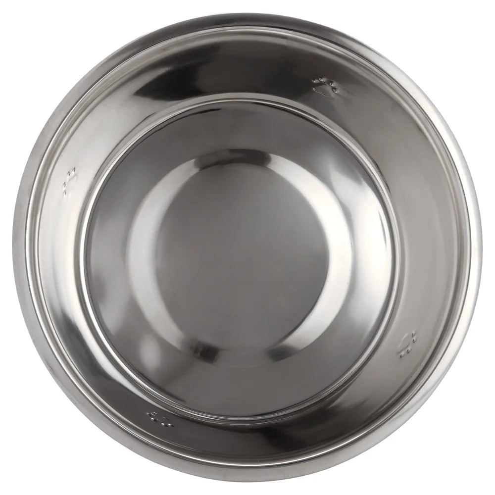 Large Stainless Steel Dog Bowls 2-Pack | Non-Slip & Dishwasher Safe