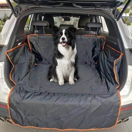 Durable Polyester Auto Trunk Mat for Pets | Non-Slip, Scratch-Resistant, Easy-Clean Mat for SUVs and Cars, Pet Safety Mat