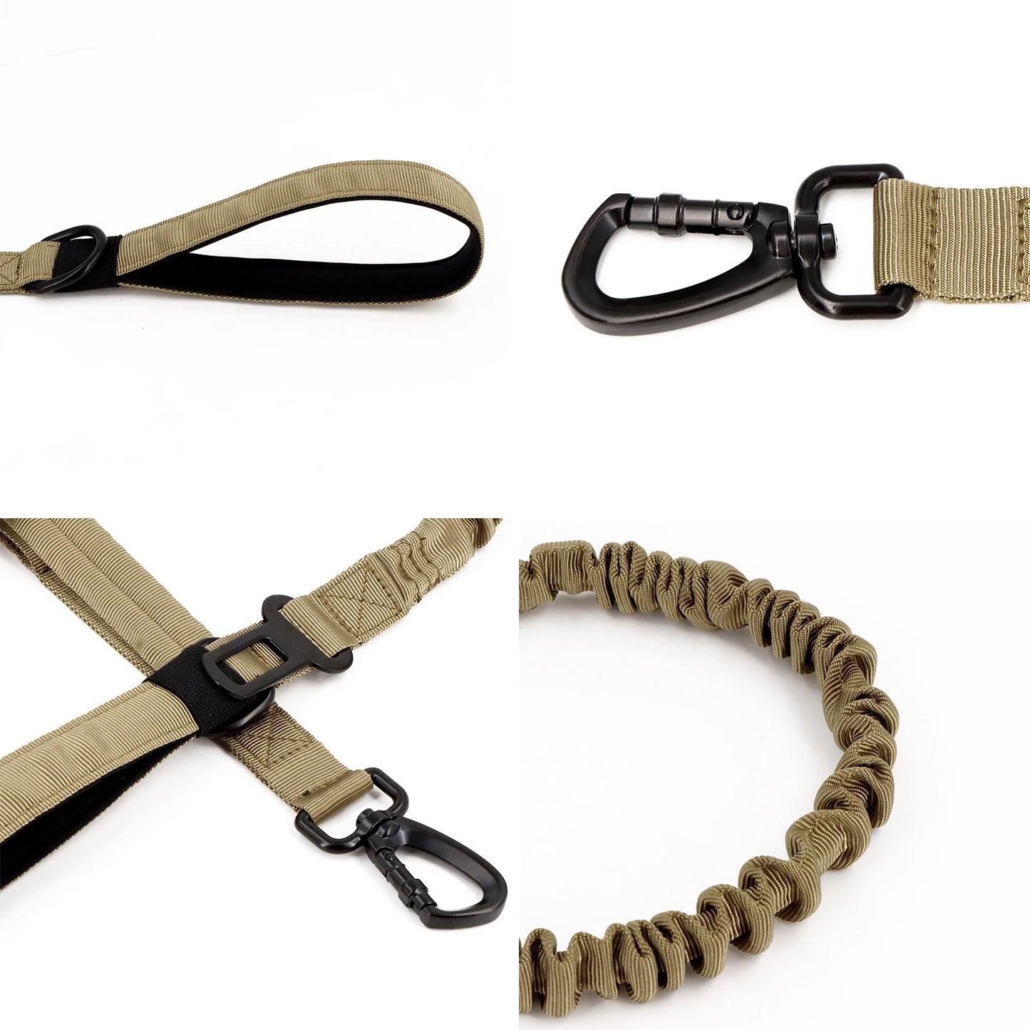 Tactical Dog Harness Set | MOLLE Training Vest for Large Dogs