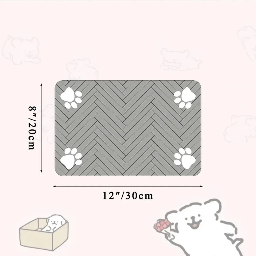 Absorbent Dog & Cat Feeding Mat | Floor Protection Placemat