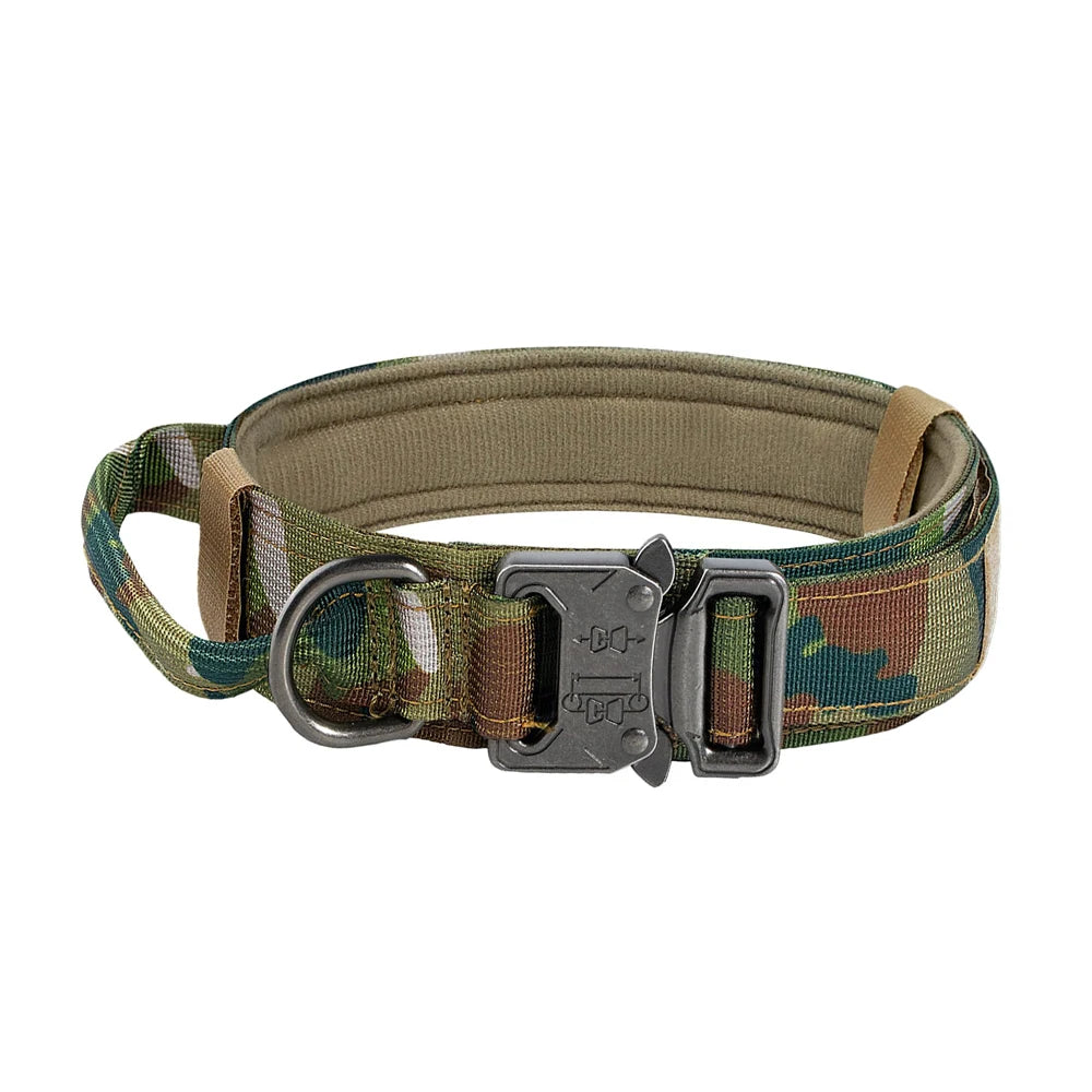 Tactical Dog Training Collar & Leash Set | Heavy Duty Control Collar
