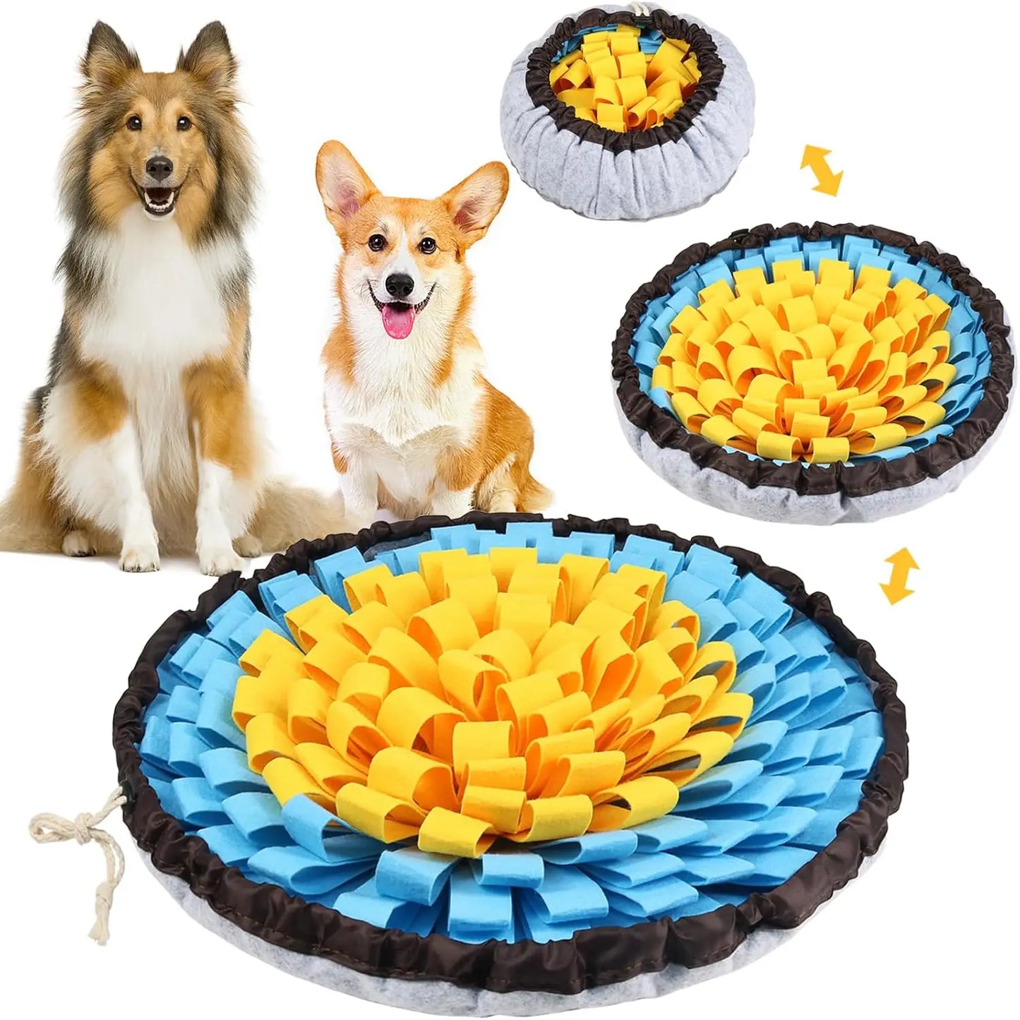 Pet Snuffle Mat for Dogs & Cats – Interactive Slow Feeder Game