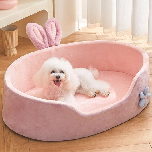 All-Season Pet Bed | Detachable Washable Dog & Cat Bed