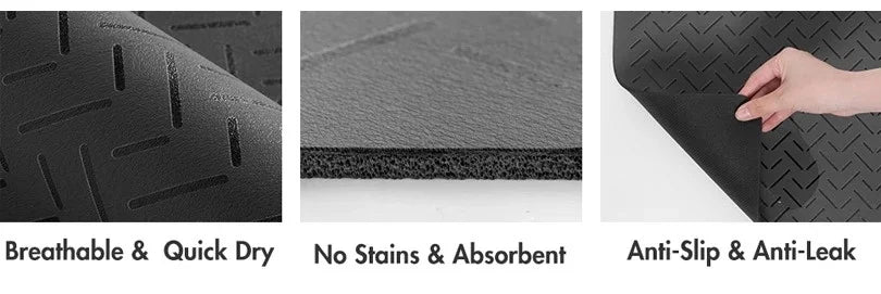 Absorbent Pet Feeding Mat for Dogs & Cats – Waterproof, Anti-Slip, Quick-Dry Bowl Placemat