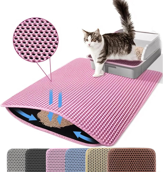 Large Cat Litter Box Mat | Wear-Resistant Floor Protection