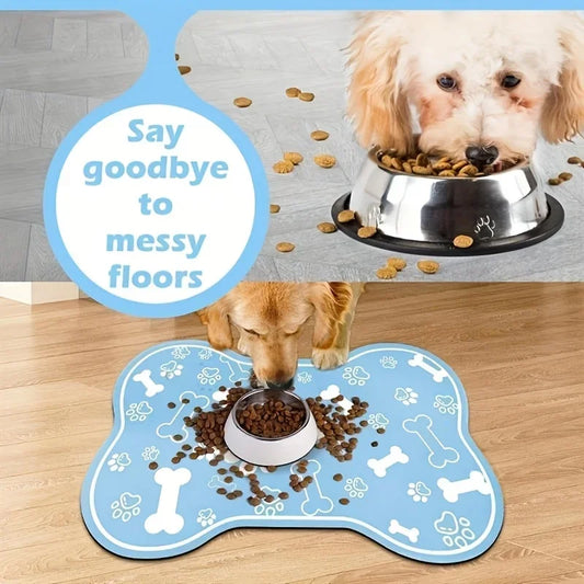 Quick Dry Pet Feeding Mat | Durable Mat for Food & Water