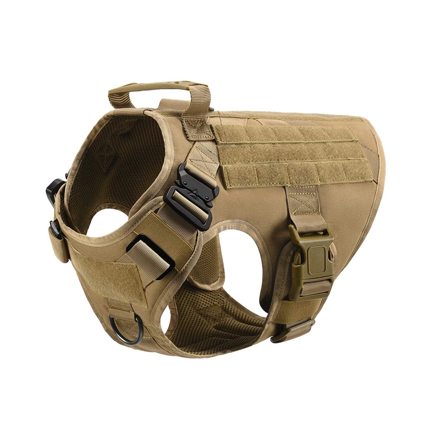Tactical Dog Harness Set | MOLLE Training Vest for Large Dogs