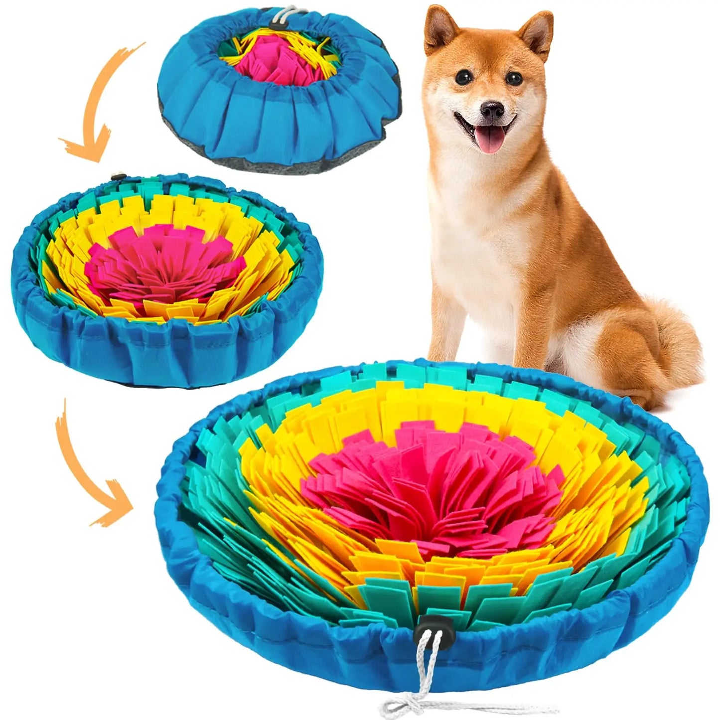 Pet Snuffle Mat for Dogs & Cats – Interactive Slow Feeder Game