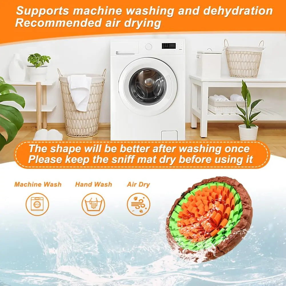 Pet Snuffle Mat for Dogs & Cats – Interactive Slow Feeder Game