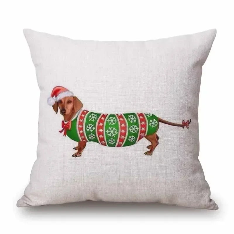 Dachshund Dog Cushion Covers – Sausage Dog Pet Pillowcase for Sofa
