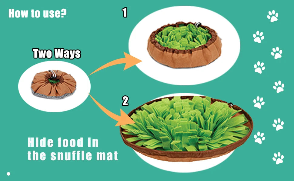 Pet Snuffle Mat for Dogs & Cats – Interactive Slow Feeder Game