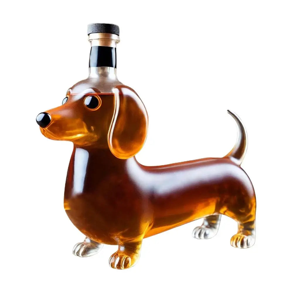 Dachshund Decanter Bottle | Whiskey & Liquor Decor