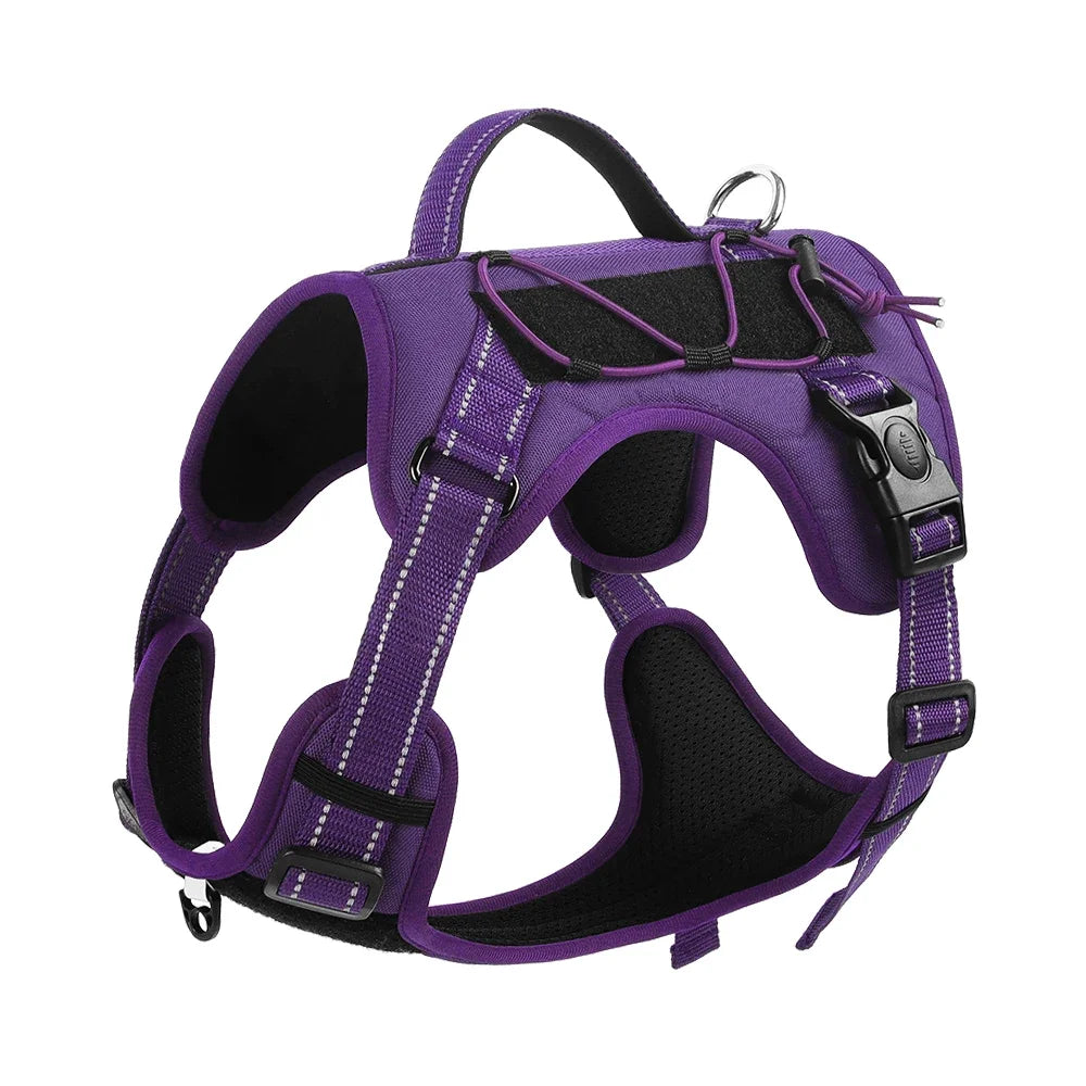 Reflective Dog Harness | Adjustable No-Pull Nylon Pet Harness